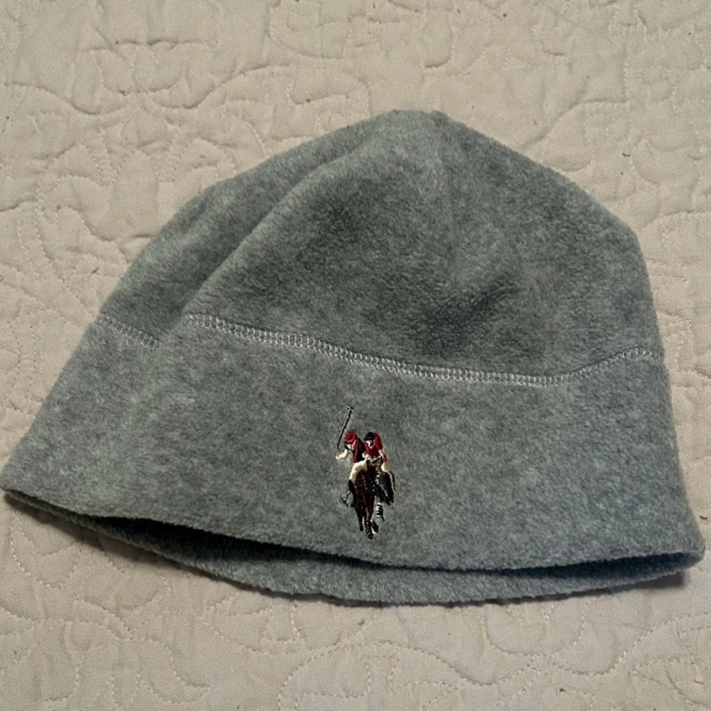 U.S. Polo Assn. Gray Beanie
